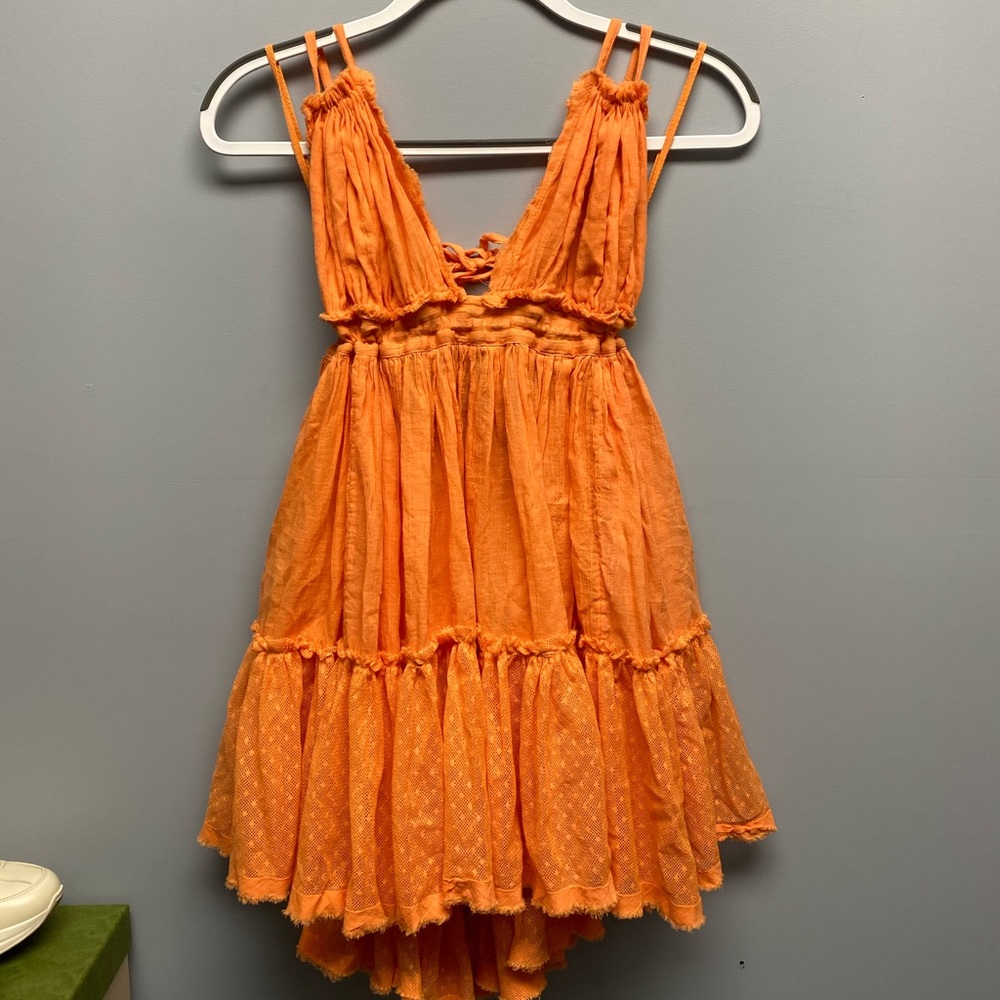 Free People 100 Degree Mini dress in size LARGE.